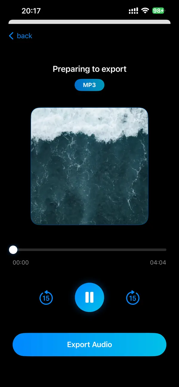 Screenshot #3 pour Audio Extraction Master