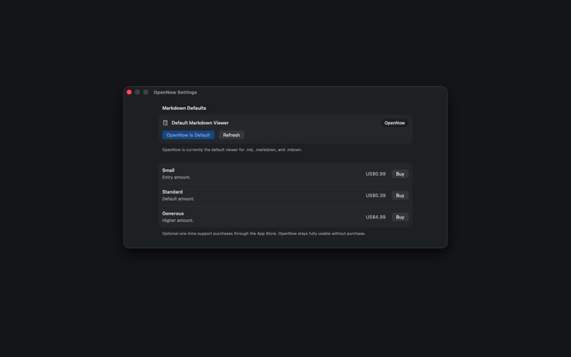 OpenNow Reader screenshot