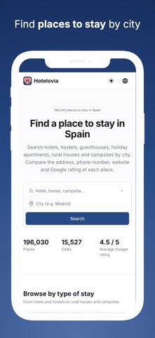 Hotelovia: Hotels & Stays screenshot 1