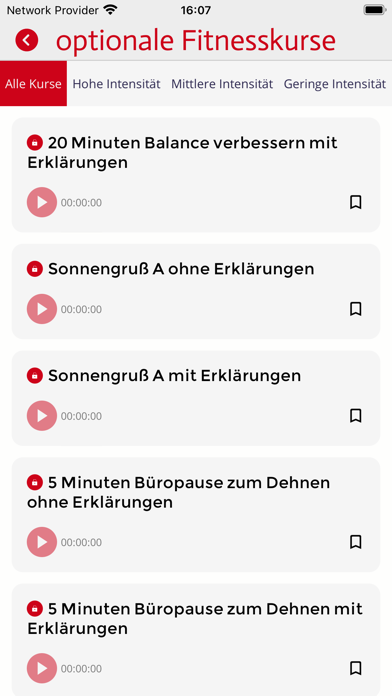 Fitness zum Hören Screenshot