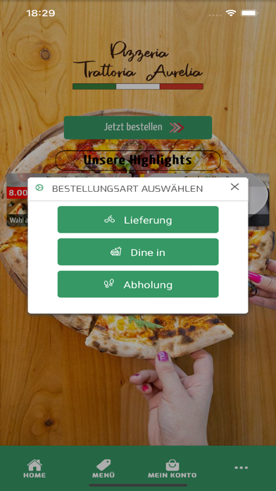 Pizzeria Trattoria Aurelia Screenshot
