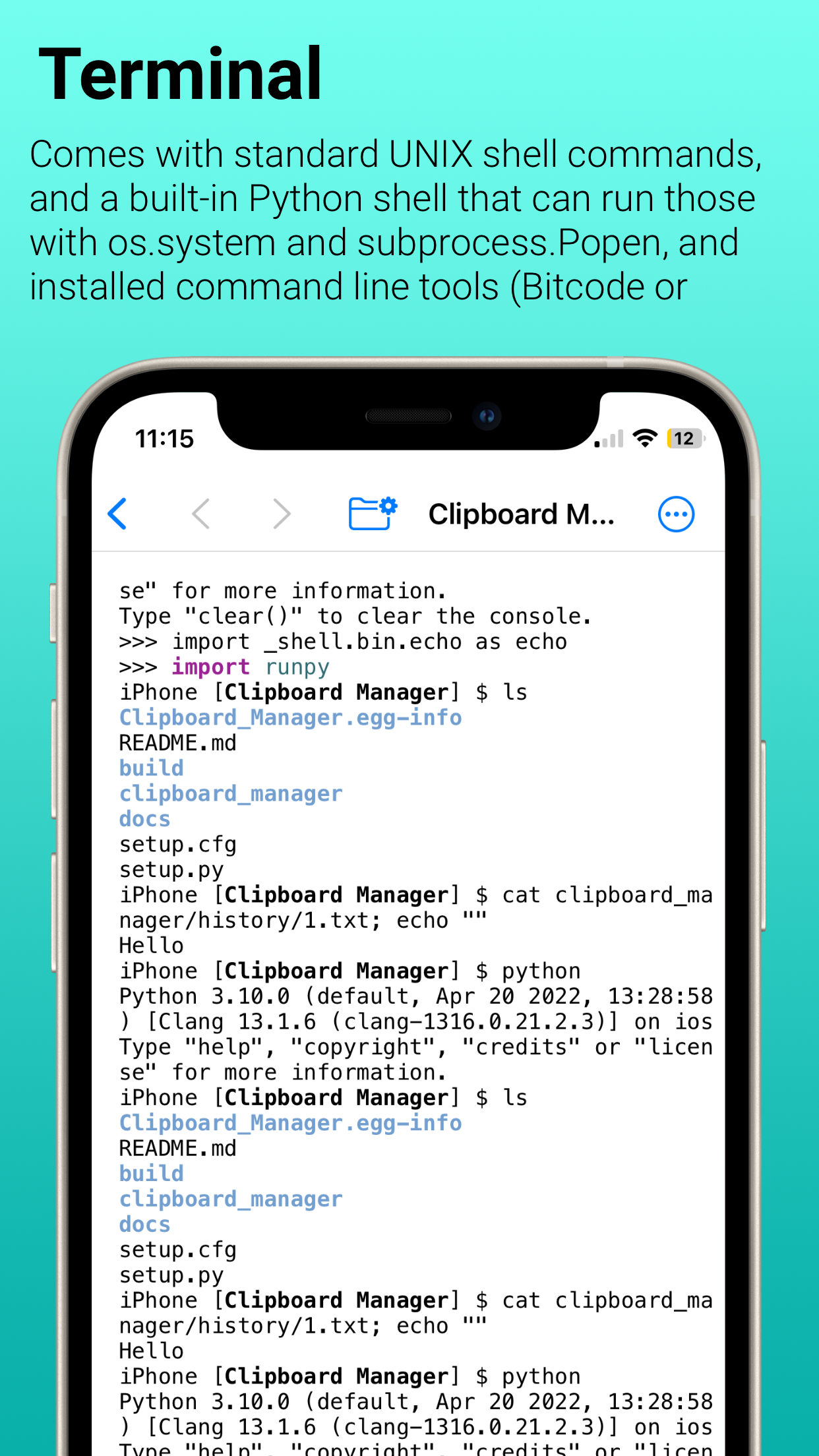 Pyto IDE screenshot 5