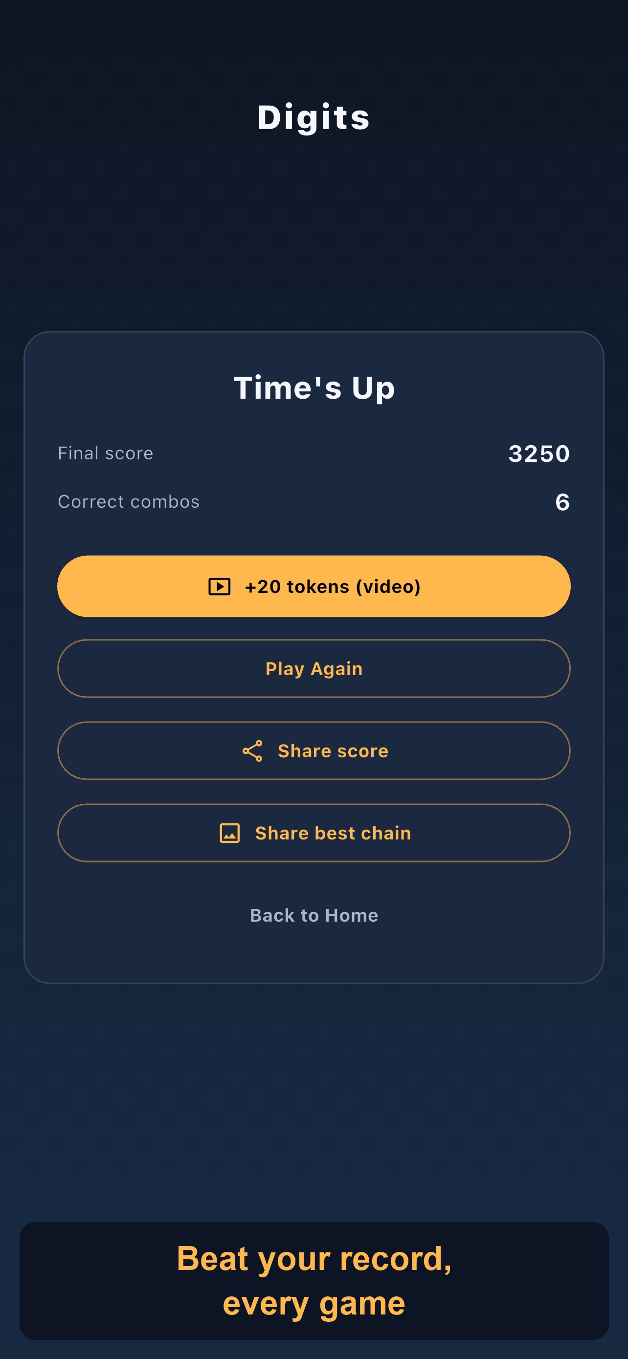 Screenshot 3 of Digits - Number Challenge