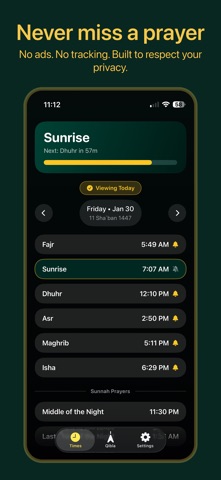 FiveTimes: Muslim Prayer Times screenshot