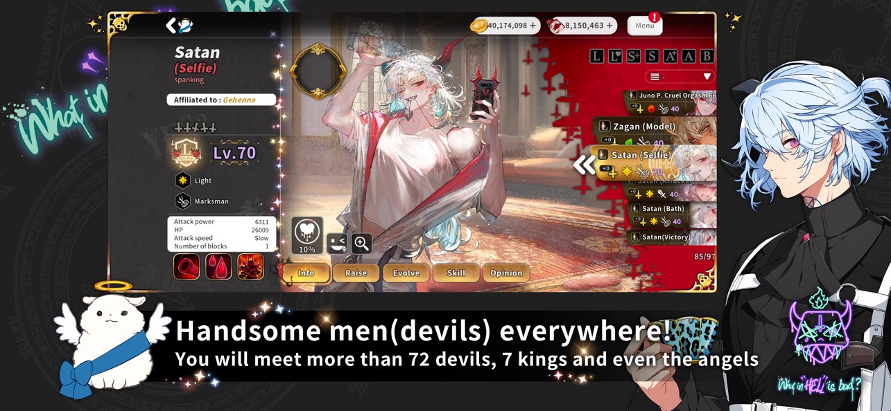 What in Hell is Bad? : Teen Hack screenshot 8 - game app interface