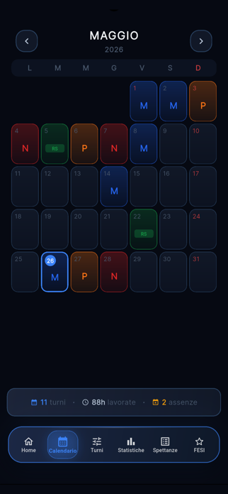 Quadrante - Turni Polizia Screenshot 2 of 6