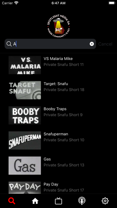Spotlight Media GA Screenshot