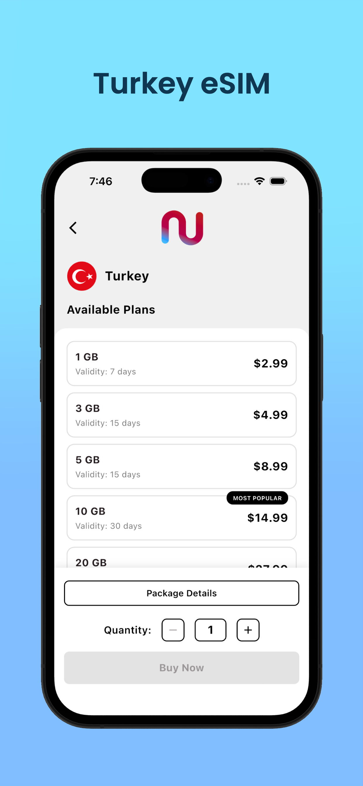 Numero eSIM: Prepaid Data Plan screenshot 3