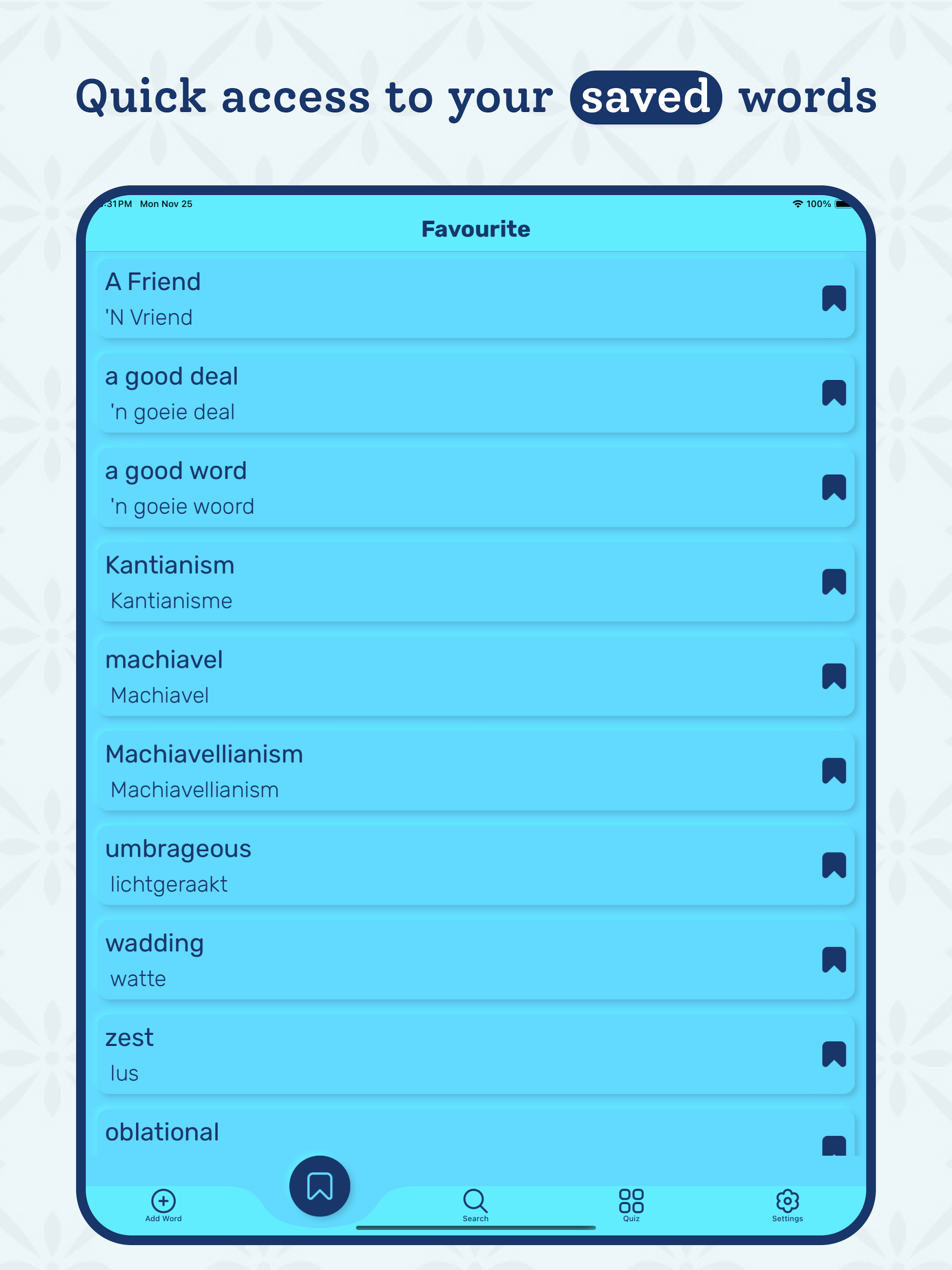 Afrikaans Dictionary - Offline screenshot 12