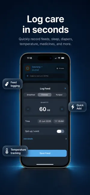 BabyCare Vault screenshot 2