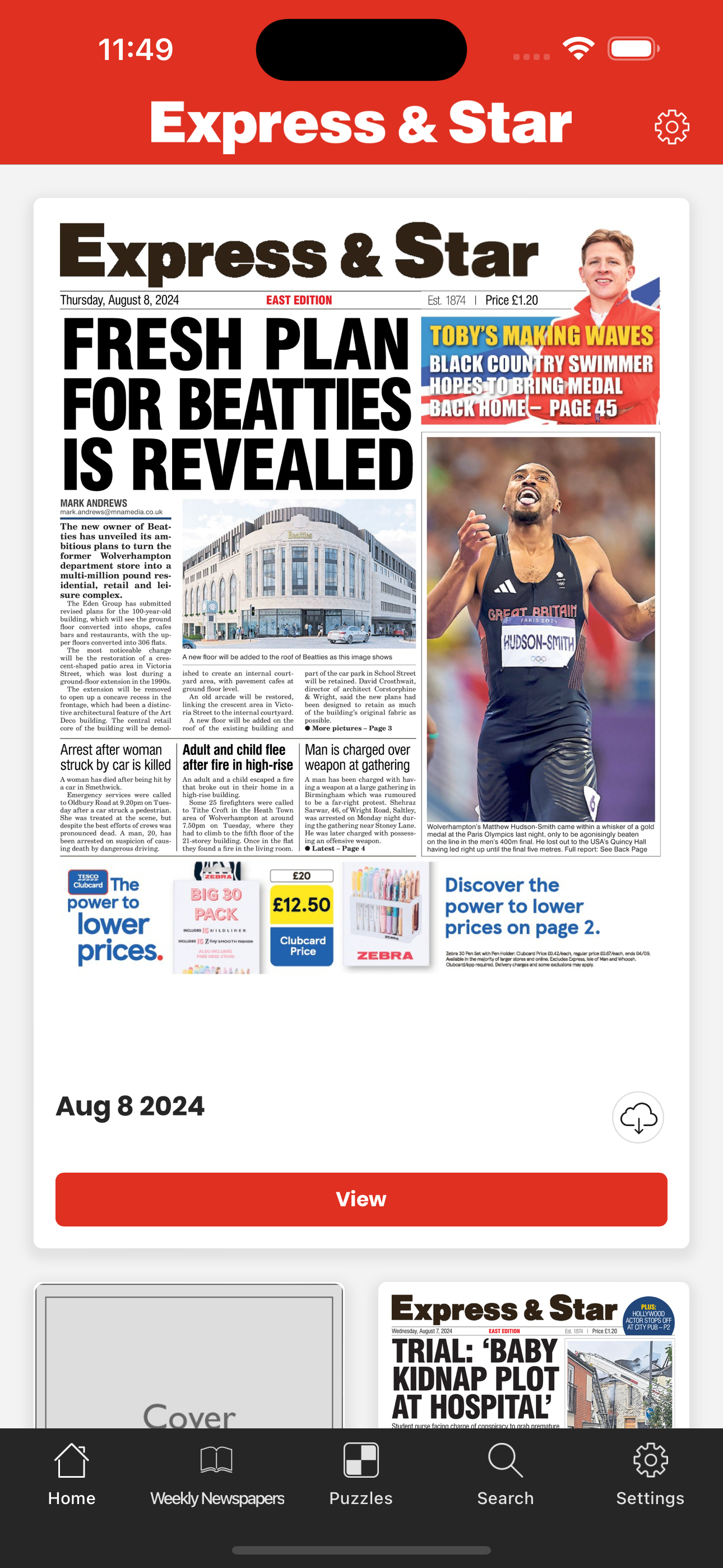 Express & Star Newspaper