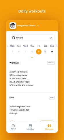 Integration Fitness screenshot