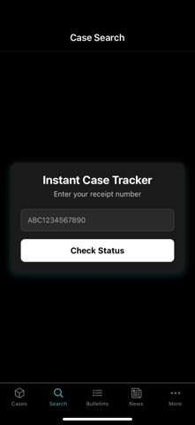 US Visa & Case Tracker screenshot
