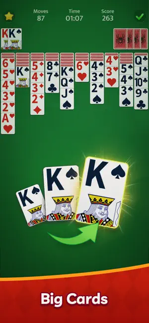 Spidux Spider Solitaire - Card screenshot 1