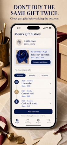Gift Ideas List Tracker Screenshot 6 of 10