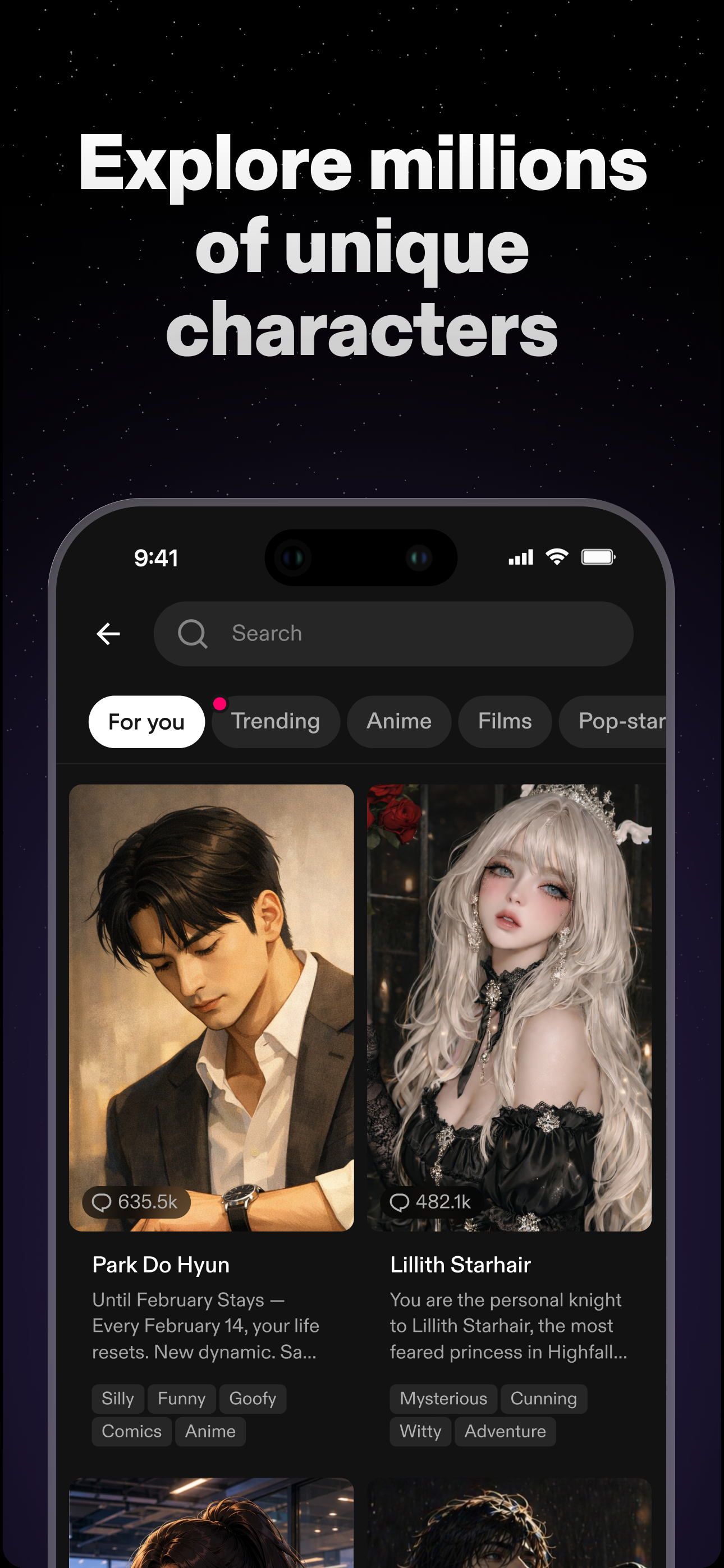 Toffee: Live AI Characters screenshot 4