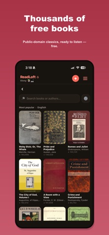ReadLoft screenshot