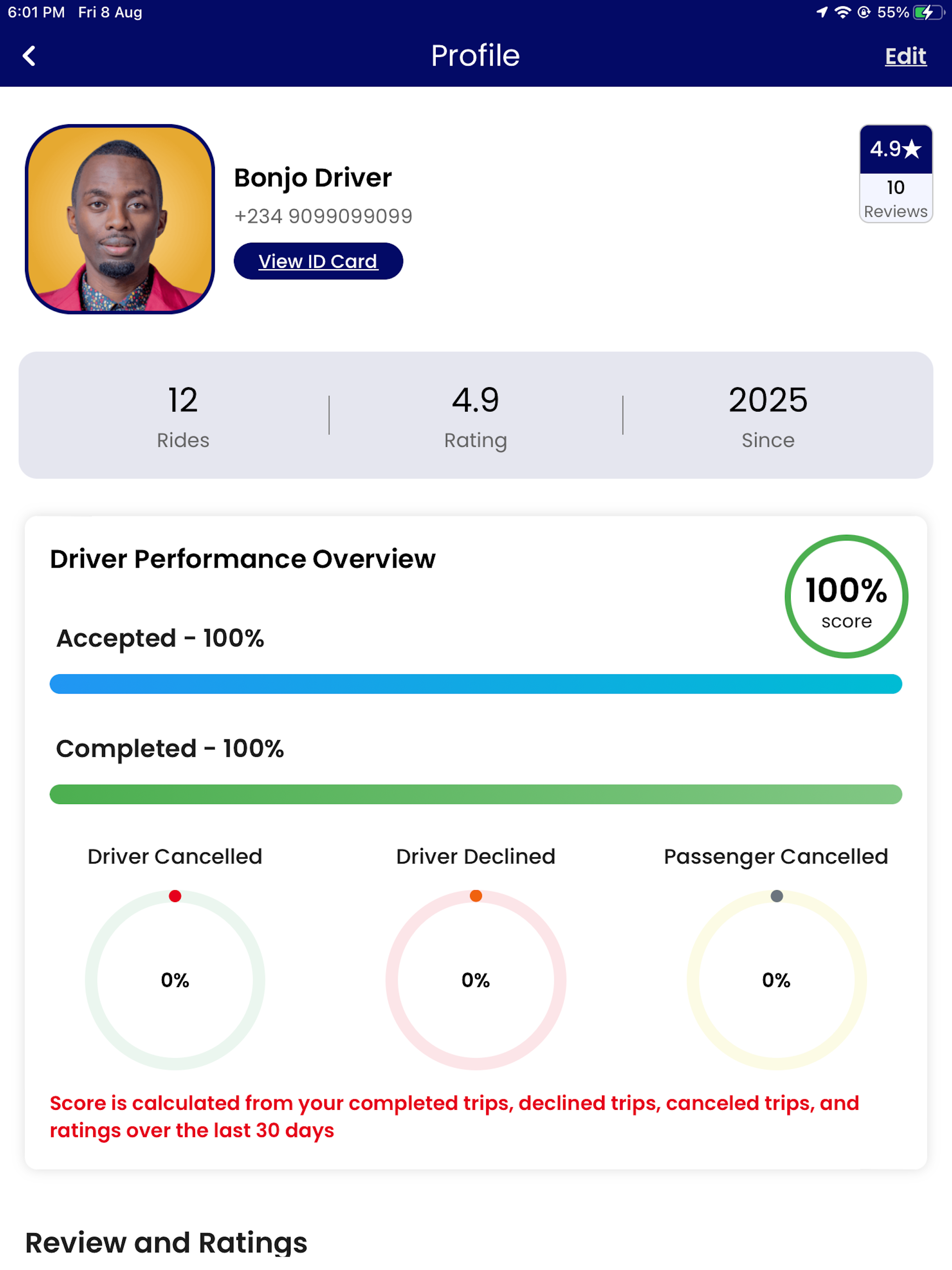 Bonjo Driver - Drive & Deliver