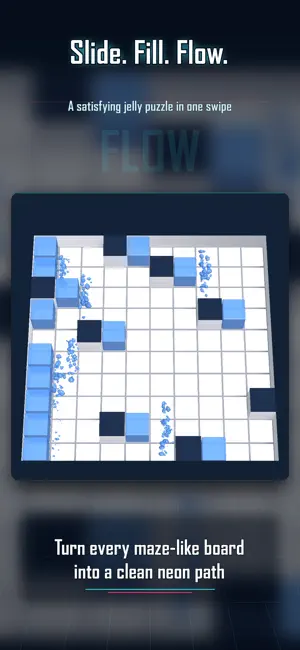 Neon Jelly Puzzle screenshot 1
