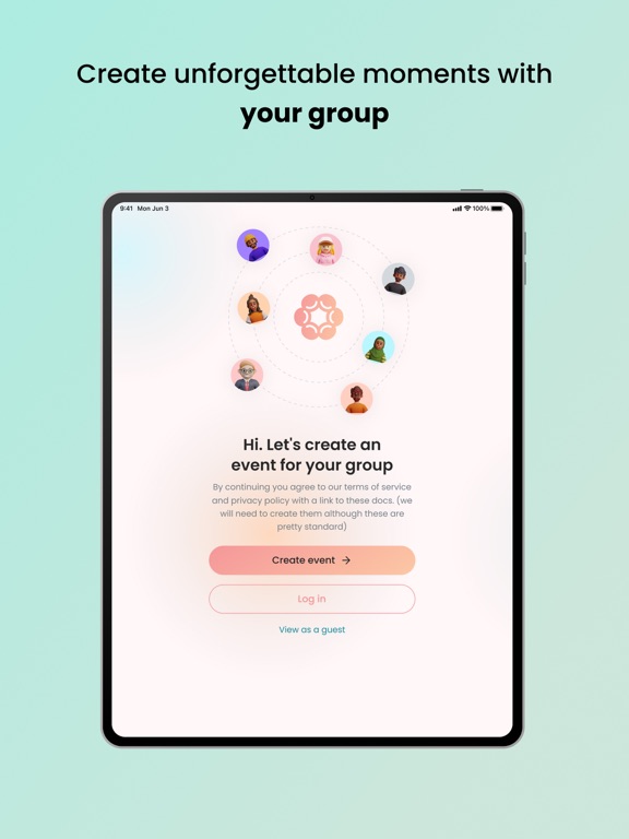 Groopl iPad screenshot 2 - Social Networking app