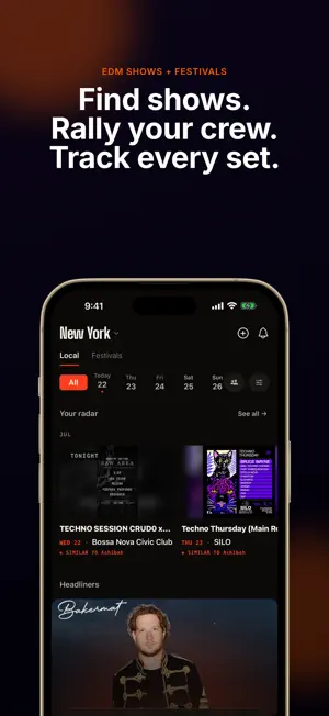Rally: Rave Tracker & Friends screenshot 1