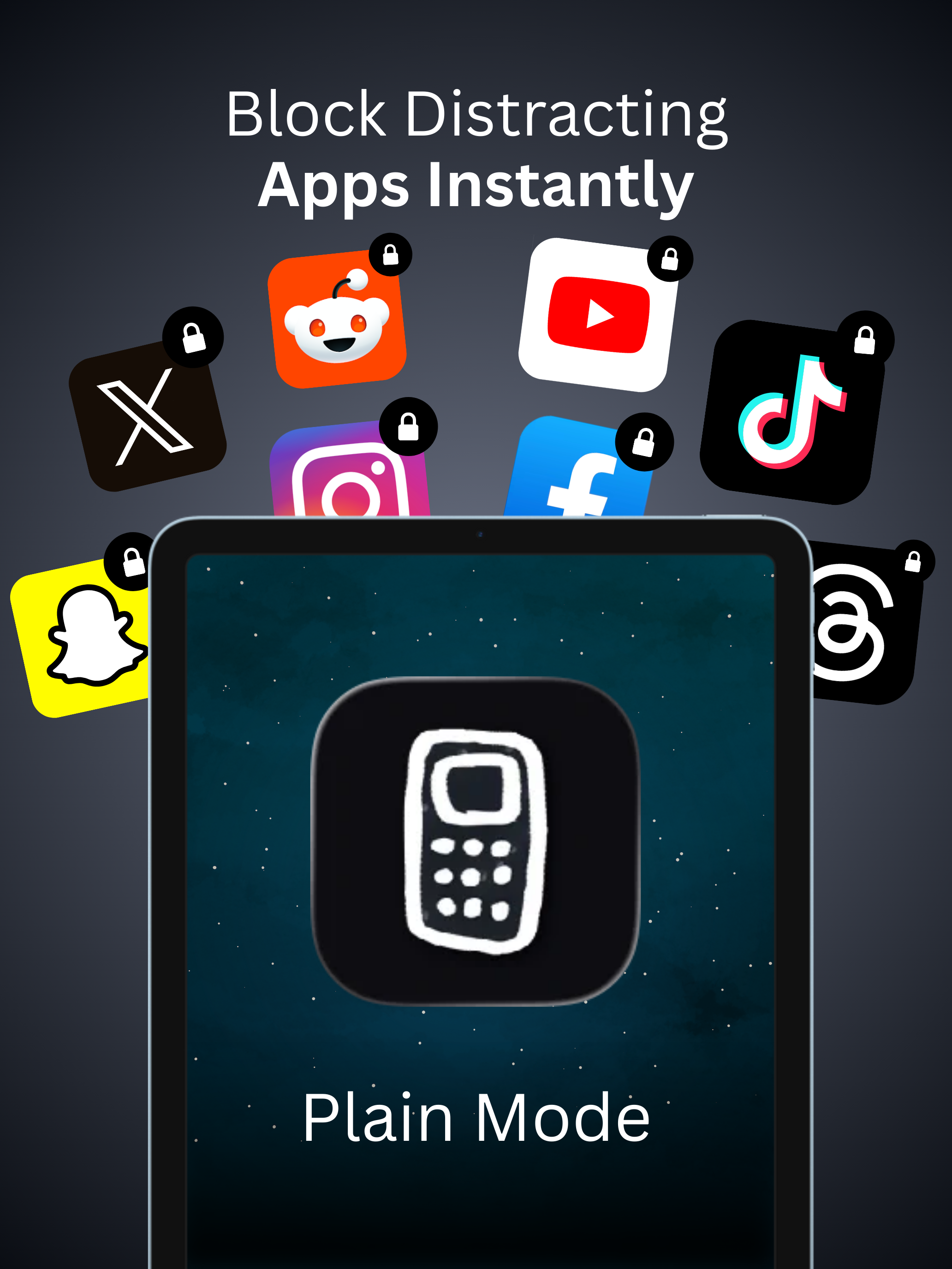 Plain Mode Screen Time Control