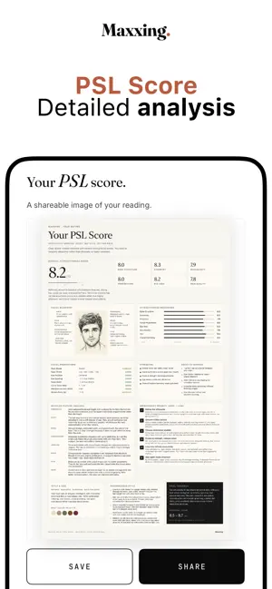 Maxxing - LooksMax PSL Scale screenshot 2