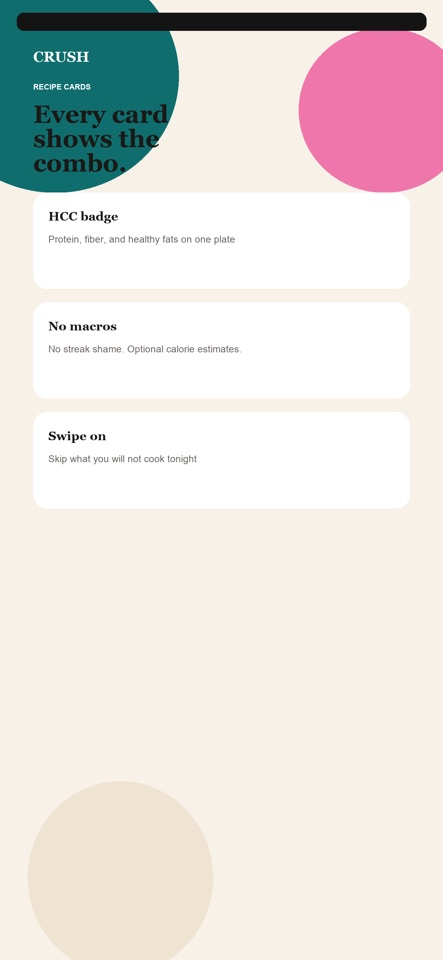 CRUSH Meals screenshot 2
