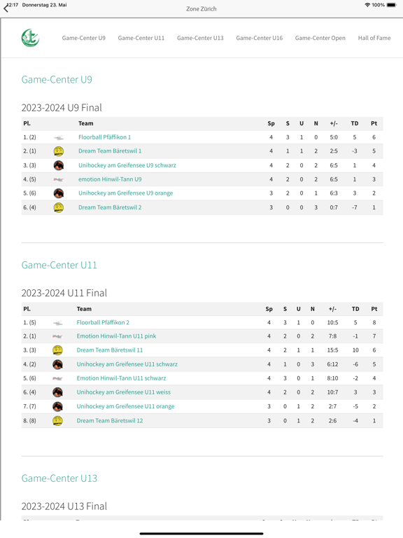 Screenshot #6 pour BESJ-Unihockey