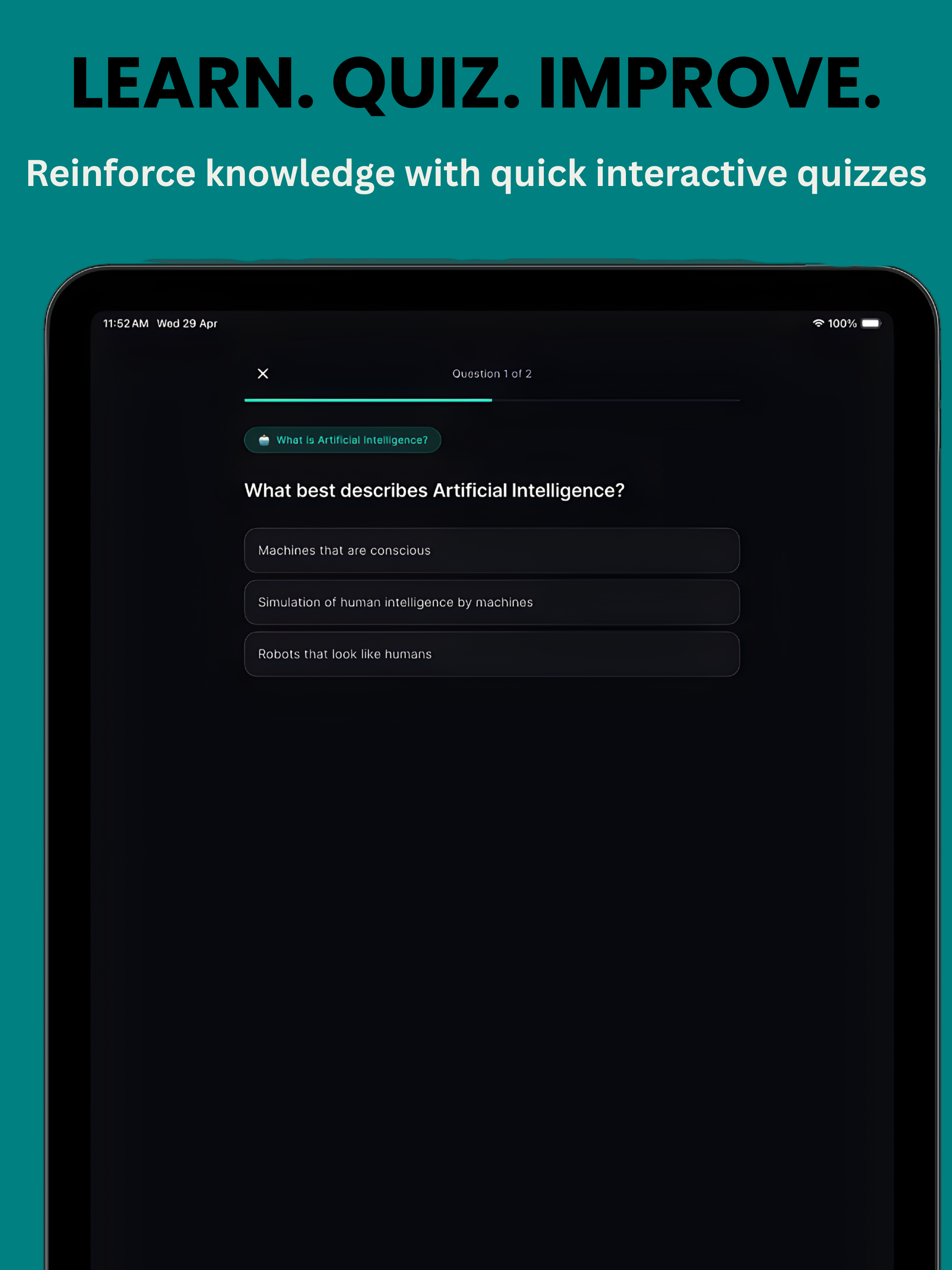 AI in 60 Seconds: Learn AI screenshot 10