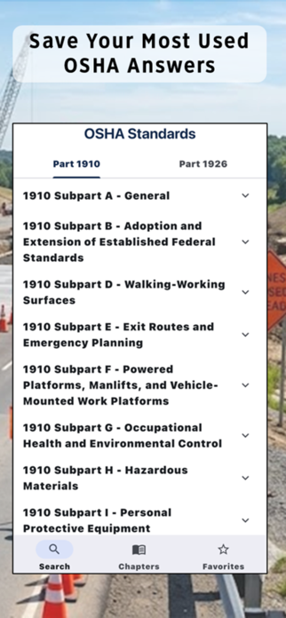 Pocket OSHA Screenshot 4 of 4