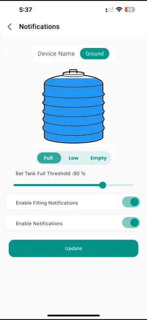 Wasslz Tank Monitor screenshot 1
