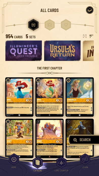 Disney Lorcana TCG Companion Screenshot