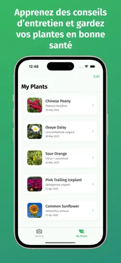 Capture d'écran de Reconnaissance Des Plantes sur iPhone 3