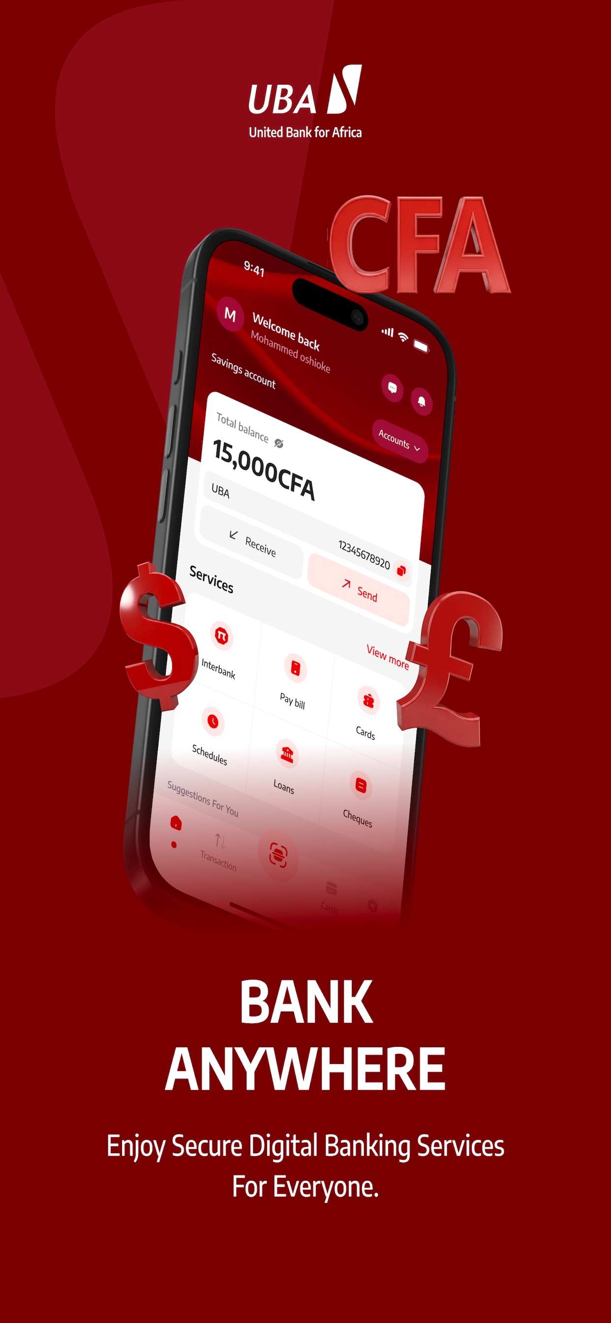 Screenshot 1 of UBA RedPay Banking App