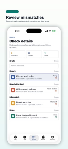 Delivery Item Count Pad Screenshot 3 of 5