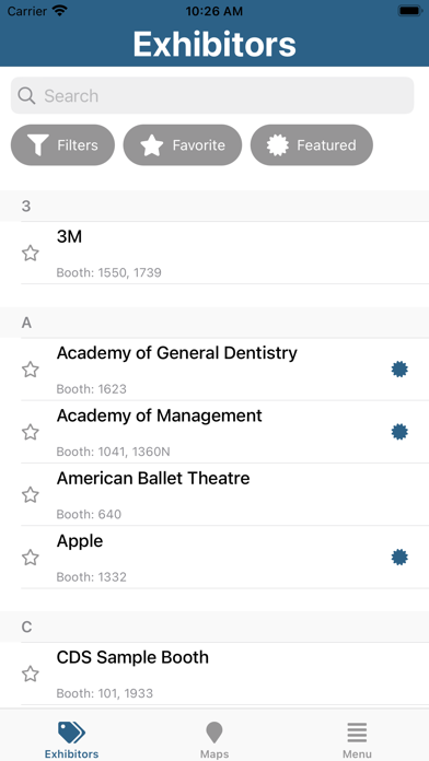 APA National Conference Screenshot
