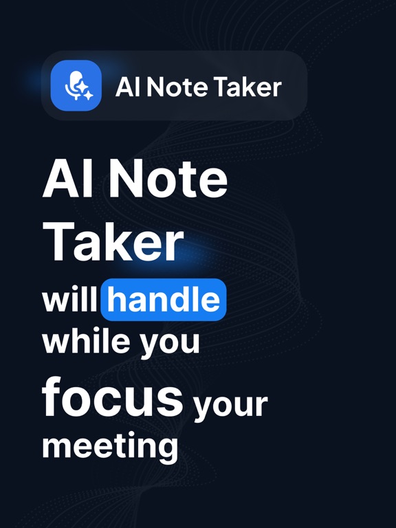 Screenshot #4 pour AI Note Taker - Voice to Notes