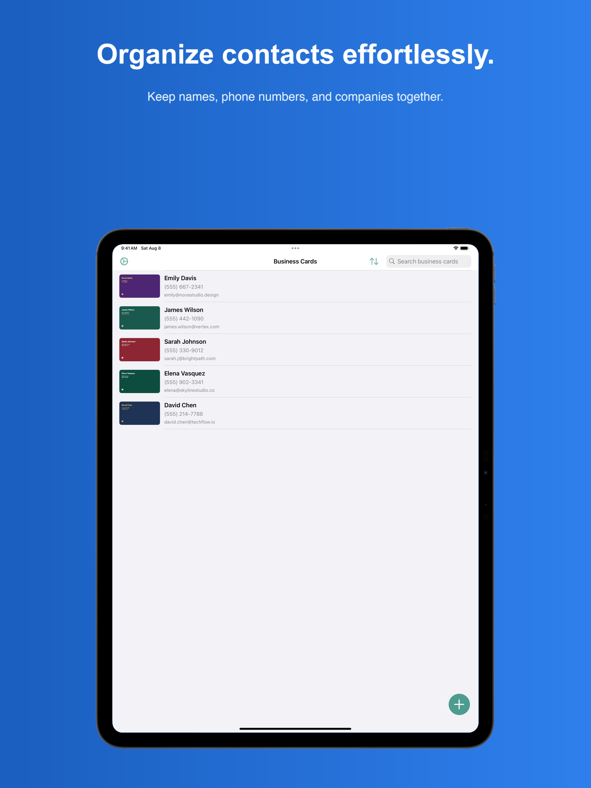 Business Card - Scanner & OCR screenshot 6