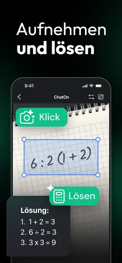 Screenshot von ChatOn - Deutsch-KI-Chatbot auf dem iPhone 4