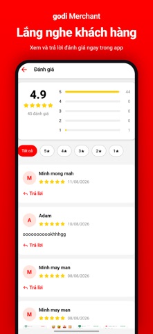 Godi nhà hàng iPhone screenshot 5