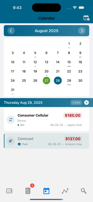 myAccountsPro screenshot 5 of 9