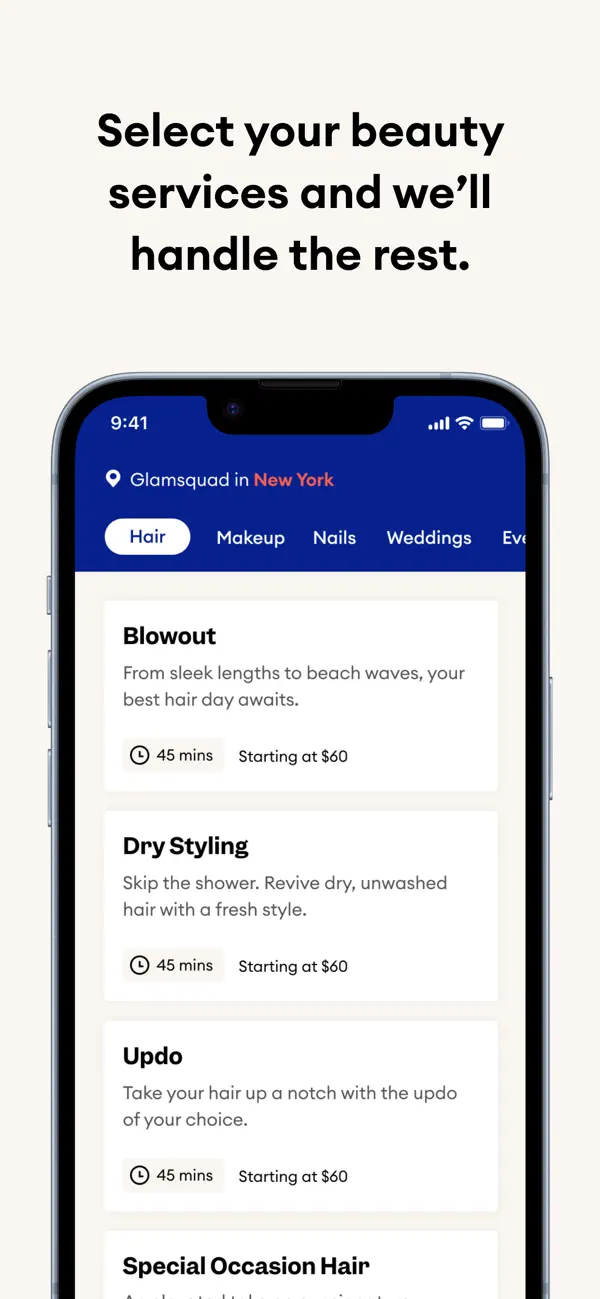 #2. Glamsquad: On-Demand Salon App (iOS) Av: Glamsquad