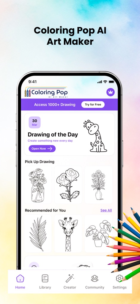Coloring Pop - AI Art Maker - Entertainment App | MWM
