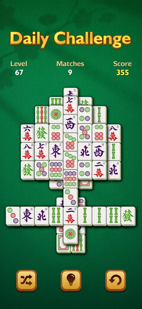 Vigor Mahjong - Players can engage with stimulating daily challenges, keeping the gameplay fresh with new layouts and performance tracking.