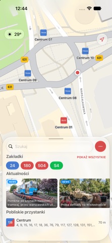 Zaraz Jadę app screenshot