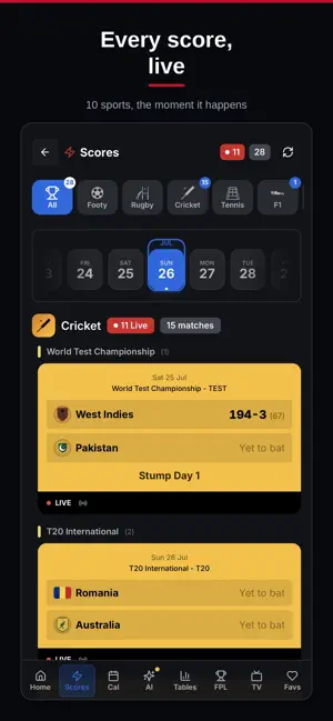 MySportsFix screenshot 4