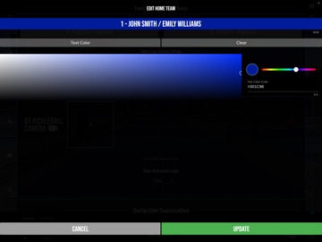 BT Pickleball Camera iPad screenshot