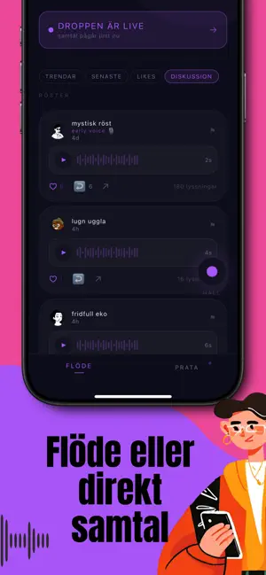 Mummel - släpp chatten iPhone screenshot 3