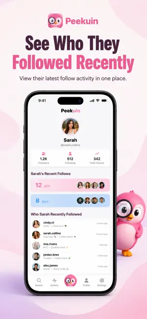Peekuin : Ghost follow tracker screenshot 2